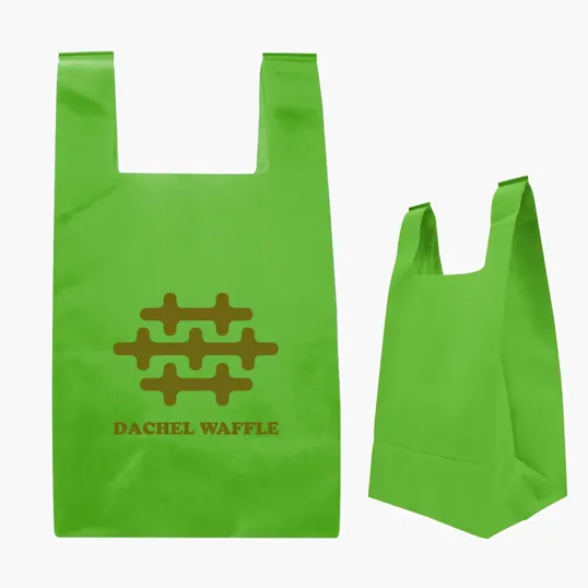 Reusable Non-Woven Tote Bag with 7" Gusset — view 3