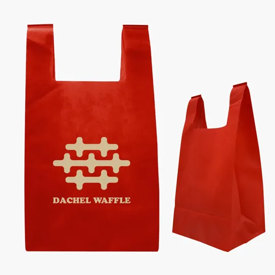 Reusable Non-Woven Tote Bag with 7" Gusset — view 4