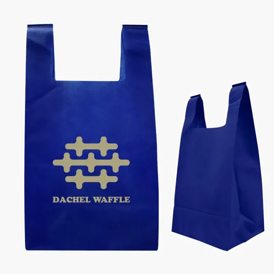 Reusable Non-Woven Tote Bag with 7" Gusset — view 5