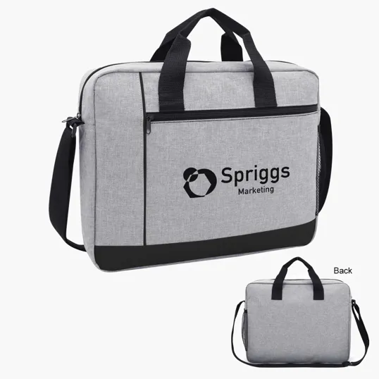 Hancock Heathered Laptop Briefcase — view 2