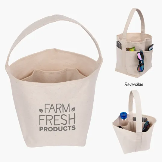 Garden Tote Bag in 10 Oz. Cotton Canvas — view 2