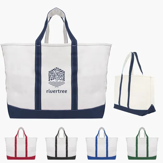 Madelyn Cotton Canvas Tote Bag, 56 Liter