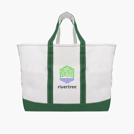 Madelyn Cotton Canvas Tote Bag, 56 Liter — view 3