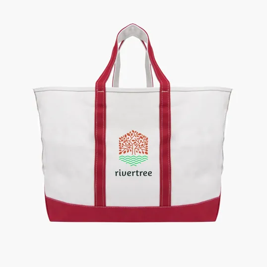 Madelyn Cotton Canvas Tote Bag, 56 Liter — view 5