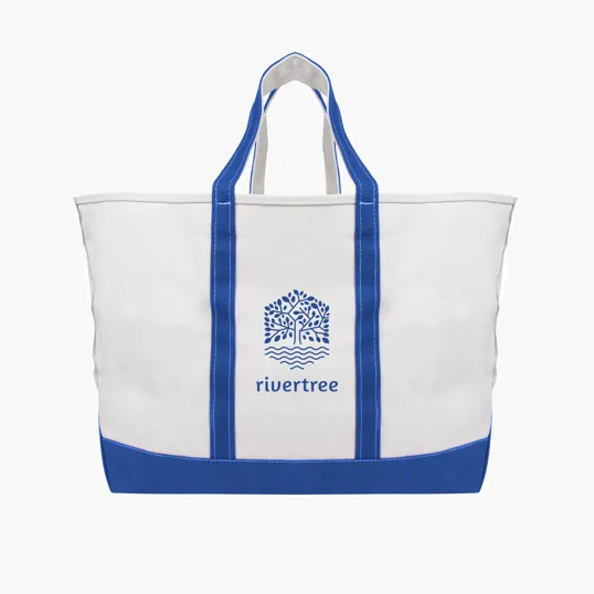 Madelyn Cotton Canvas Tote Bag, 56 Liter — view 9