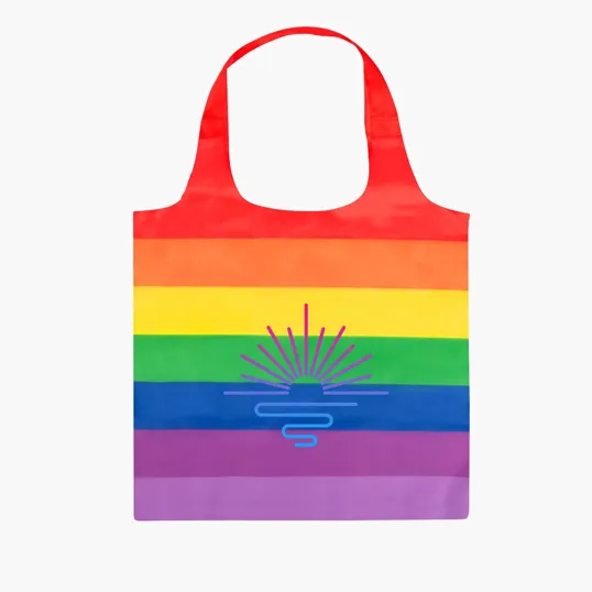 Rainbow Tote Bag, 210D Polyester