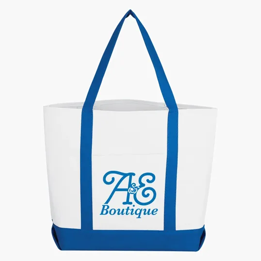 Pocket Shopper Tote Bag with Front Pocket — view 6
