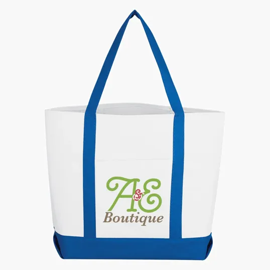 Pocket Shopper Tote Bag with Front Pocket — view 3
