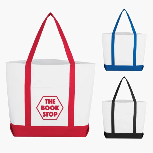 Pocket Shopper Tote Bag with Front Pocket — view 7