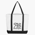 Pocket Shopper Tote Bag with Front Pocket — view 4