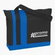 Tri-Band Tote Bag with Zippered Closure — view 4