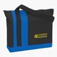 Tri-Band Tote Bag with Zippered Closure — view 2