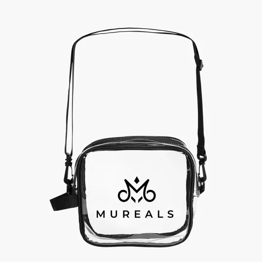 Clear Crossbody Bag with Detachable Strap