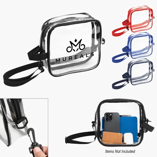 Clear Crossbody Bag with Detachable Strap — view 6