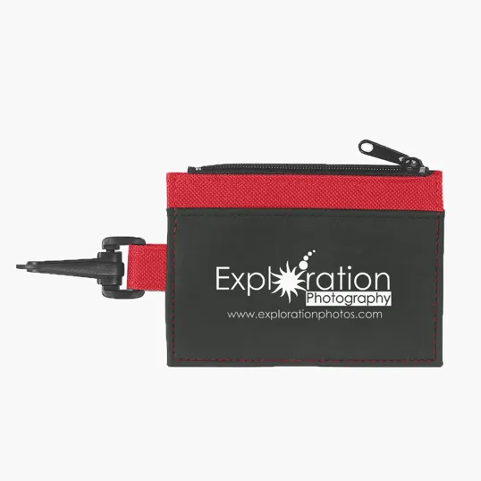 ID Holder with Clear Window and Clip — view 6
