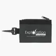 ID Holder with Clear Window and Clip — view 2
