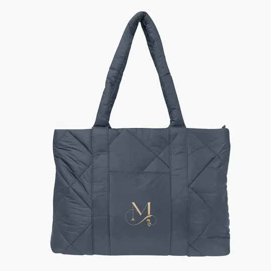 Luxe Quilted Puffer Tote Bag — view 3