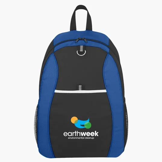 Sport Backpack with Padded Straps and Mesh Pockets — view 2