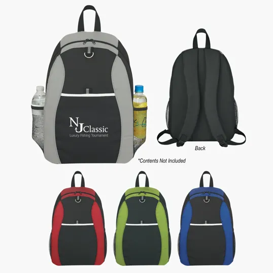Sport Backpack with Padded Straps and Mesh Pockets — view 7