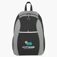 Sport Backpack with Padded Straps and Mesh Pockets