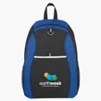 Sport Backpack with Padded Straps and Mesh Pockets — view 2