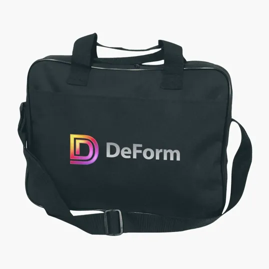 600D Polyester Briefcase with Adjustable Shoulder Strap