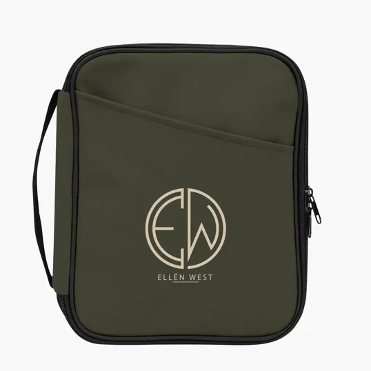 Hudson rPET Leatherette Tech Organizer — view 4