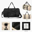 Hudson Recycled Leatherette Duffel Bag