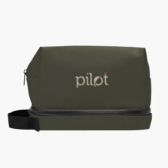 Hudson rPET Leatherette Toiletry Bag — view 7