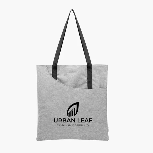 Swoop Heathered rPET Tote Bag — view 5