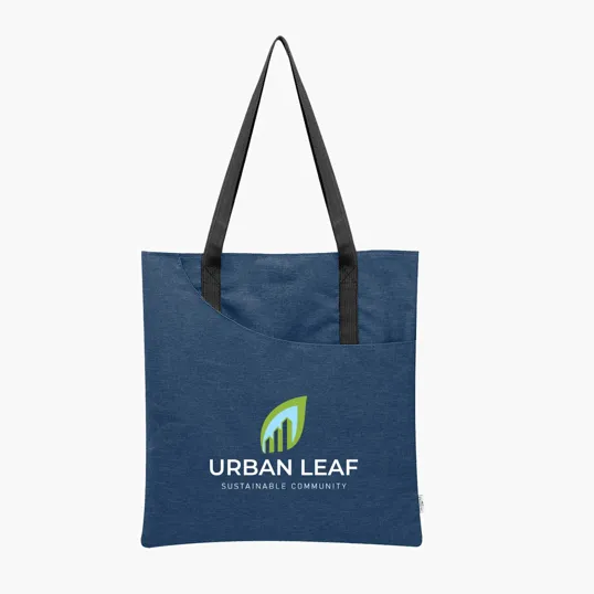 Swoop Heathered rPET Tote Bag — view 3