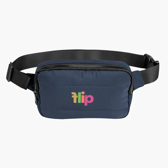 Puffer Belt Bag with Adjustable Strap — view 3