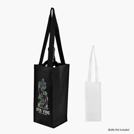 Venice rPET Non-Woven Laminated Wine Bag