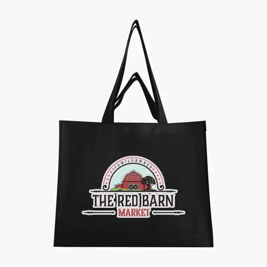 Recycled Non-Woven Dual Handle Shopper Tote Bag