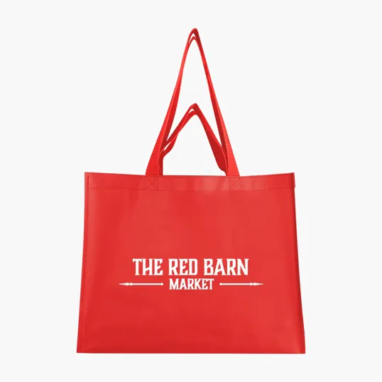 Recycled Non-Woven Dual Handle Shopper Tote Bag — view 9