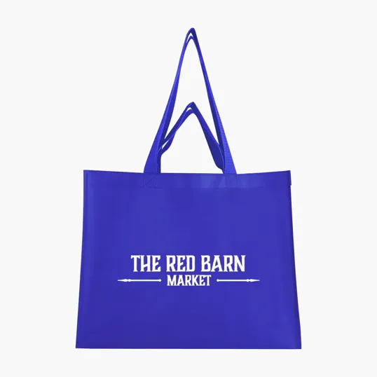 Recycled Non-Woven Dual Handle Shopper Tote Bag — view 10
