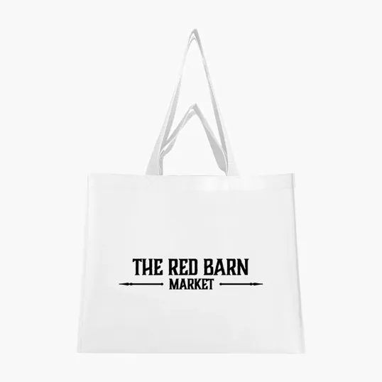 Recycled Non-Woven Dual Handle Shopper Tote Bag — view 11