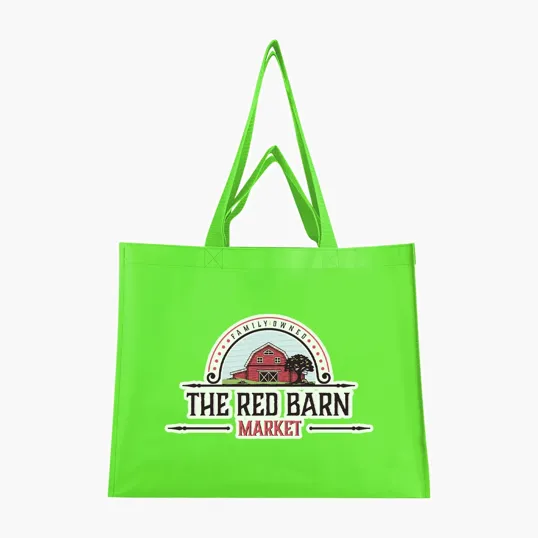 Recycled Non-Woven Dual Handle Shopper Tote Bag — view 5