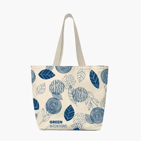Recycled Canvas Tote Bag, 14 Oz. — view 2