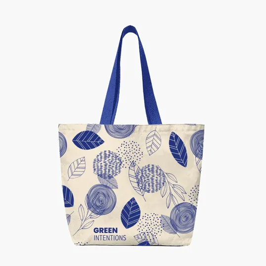 Recycled Canvas Tote Bag, 14 Oz. — view 4
