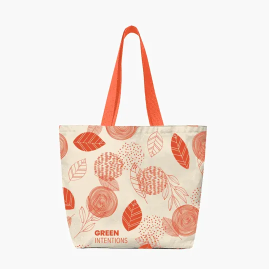 Recycled Canvas Tote Bag, 14 Oz. — view 6