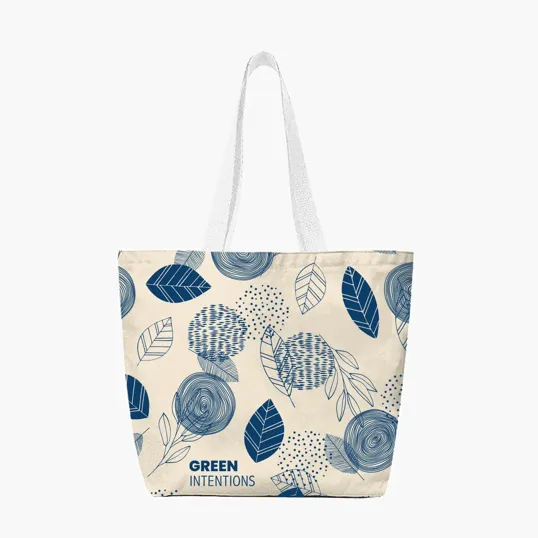 Recycled Canvas Tote Bag, 14 Oz. — view 8