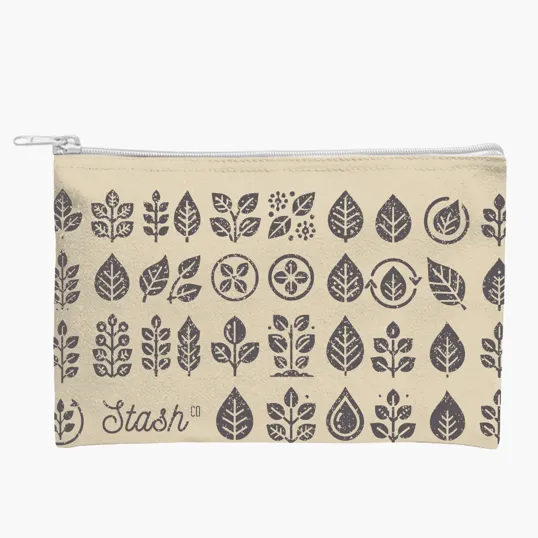 Recycled Canvas Zippered Pouch — view 4