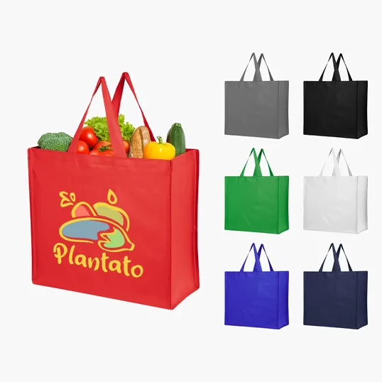 Harvest Haul Recycled Non-Woven Shopper Tote Bag — view 8