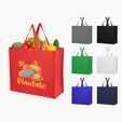 Harvest Haul Recycled Non-Woven Shopper Tote Bag — view 8