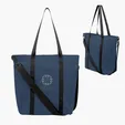 Hudson rPET Leatherette Computer Tote Bag — view 5