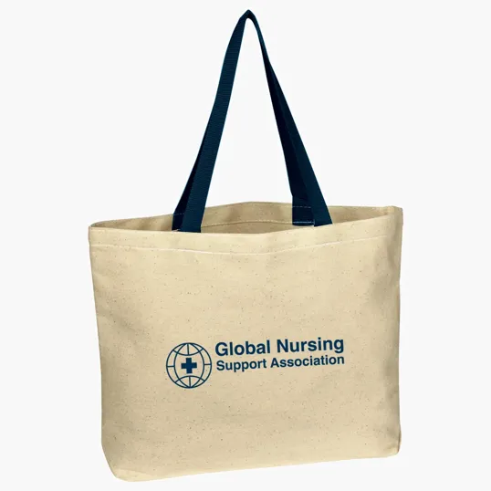 Natural Cotton Canvas Tote Bag, 16" x 12.5" — view 13