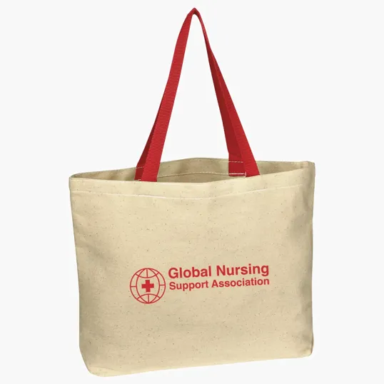 Natural Cotton Canvas Tote Bag, 16" x 12.5" — view 14