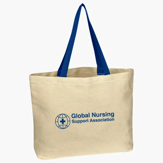 Natural Cotton Canvas Tote Bag, 16" x 12.5" — view 15
