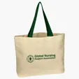 Natural Cotton Canvas Tote Bag, 16" x 12.5" — view 12